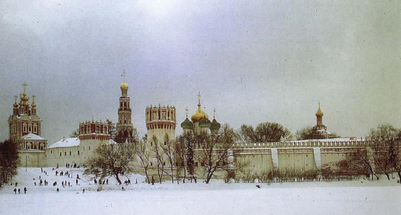unknow artist The Novodevichy Monastery oil painting image